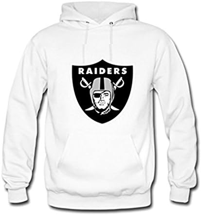 Estelly Personalise Fashion Design Men's Classic Hoodie Oakland?Raiders Logo, X-Large