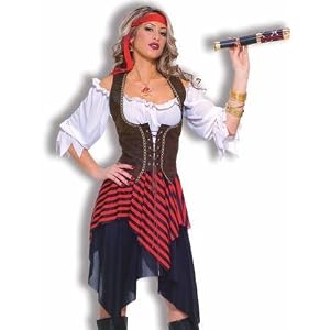 Sexy Adult Womens Halloween Costumes Pirate Wench Buccaneer Swashbuckler Costume Theme Party Outfit