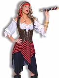 Sexy Adult Womens Halloween Costumes Pirate Wench Buccaneer Swashbuckler Costume Theme Party Outfit