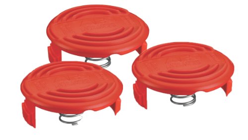 3 Pack of Black & Decker RC-100-P Replacement Spool Cap and Spring for AFS Trimmer