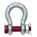 Crosby 1018687 Carbon Steel S-209 Screw Pin Anchor Shackle, Self-Colored, 55 Ton Working Load Limit, 2-1/2" Size