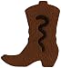 QuicKutz  RS-0170 2 by 2-Inch Dies, Western Boot