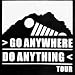 Jeepステッカー 「Go Anywhere Do Anything」 デカール