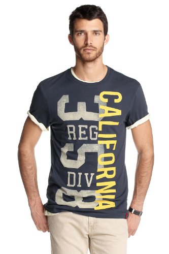 edc by ESPRIT Herren T-Shirt 052CC2K007, Gr. 50/52 (L), Wei&szlig; (white 100) Preisvergleich