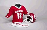 Oklahoma Sooners NCAA Youth Four Piece Uniform Set (Medium) from Franklin