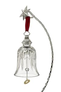#!Cheap Waterford Crystal 12 Days of Christmas Bell, 5th Edition, Five Gold Rings, Christmas Ornament