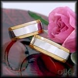 14K Men's 8MM Yellow & White Gold Wedding Band