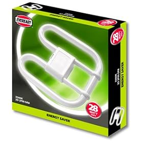 2x Eveready Energy Saving 2D Lamp - 28W (240V) 4 Pin -