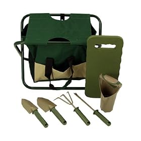 Click here to buy Vertex Promo Garden Tool Set with Seat by Garden Brand.
