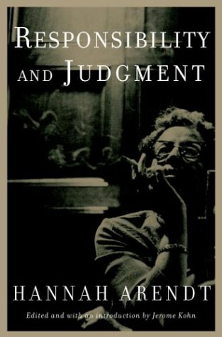 Responsibility and Judgment under Arendt, Hannah in The Books Store