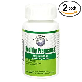 Balanceuticals Healthy Pregnancy Dietary Supplement Capsules, 500 mg, 60-Count Bottles (Pack of 2)