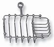 Elizabethan Classics ECTSD5PB Riser Mount Soap Basket, Polished Brass