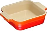 Le Creuset �X�N�G�A�E�f�B�b�V��13cm �I�����W 910057-13-09