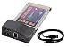 PC Hardware : Sabrent SBT-PCA4 4-Port USB 2.0 & Firewire 1394 32-Bit PCMCIA CardBus Combo Adapter