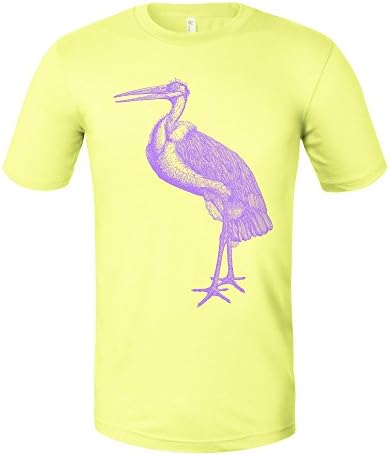 Mythical Forces Marabou Stork Fine-Jersey T-Shirt Small Lemon