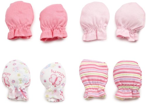 Gerber No-scratch Baby Mittens 4 Pack