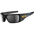 Oakley Max Fear Light Fuel Cell Men's Limited Editions Lifestyle Sunglasses w/ Free B&F Heart Sticker Bundle - Polished Black/Black Iridium