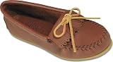 Minnetonka Women's Deerskin Soft-T Moccasins