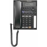 Panasonic Corder Phone w/ 2 Lines Black Call Waiting ID Speakerphone