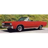 1968 GTX Lower Body Side & Tail Panel Stripes Kit - BLACK by Phoenix Graphix