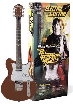 RARE - Mike Kennerty of The All-American Rejects Limited Edition Authentic Autographed Washburn Electric Guitar Pack Set On Sale