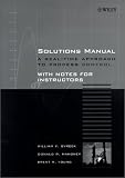 A Real-Time Approach to Process Control, Solutions Manual