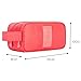 NCLINGLU Portable Small Universal Travel Case/Bag for Organizing Small Accessories & Electronics & Toiletries, with 2 Zippered main Compartments, High Quality & Good Looking (Red)