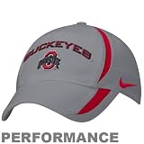 Nike Ohio State Buckeyes Grey 2007 Players Dri-Fit Flex-Fit Hat