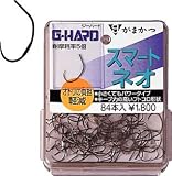 がまかつ(Gamakatsu) Gハード スマートネオ (Wロックギザ)ボックス84本入 茶 ワンサイズ 66424