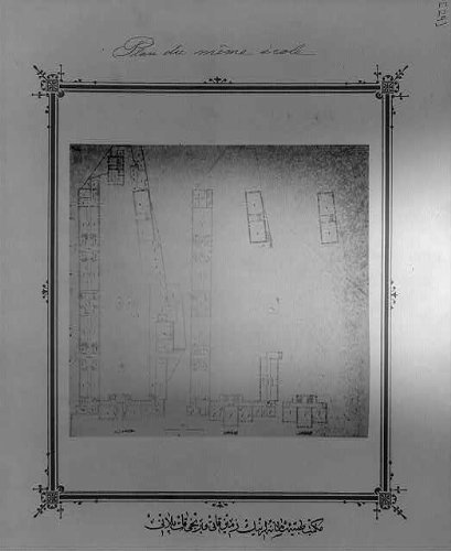 The plan of the basement,the first floor of the Imperial Medical School
