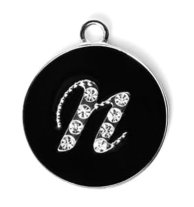 Fleur De Lis Monogram Necklace - N