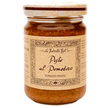 Pesto Pomodoro Tomato and Onions all natural Italian Pesto Sauce 4.5 oz by La Favorita