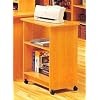 Matching Maple Printer Stand with Casters and Stora... by AtHomeMart