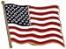 USA American Flag Lapel Pin Standard