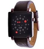 01 The One - Gamma Ray - Red LED Square Mens Watch