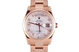 Rolex Mens Rose Gold President Meteorite Dial