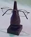 Wooden Nose shaped Spectacles holder