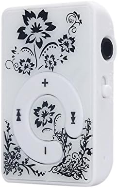 Ularmo 2016 New Hot Mini Clip Flower Pattern MP3 Player Music Media Support Micro SD TF Card