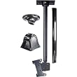 Black Ceiling Mount With Adjustable Drop Length
