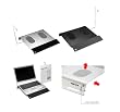 Lian Li Aluminum Laptop cooler NC-O2 Black