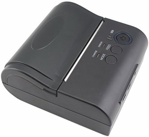 Radall 80lypd Black 80mm Thermal Bluetooth Printer for Android &amp; Ios System Mini Bluetooth Printer