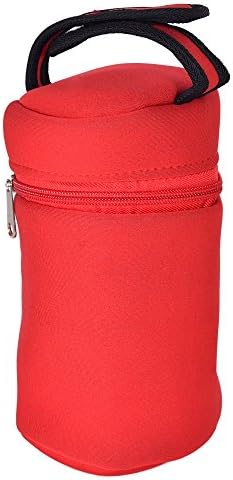 Baby Bottle Tote Bag-This Red Thermal Bottle Carrier Keeps Your Infant's Bottles Warm And Cool -This Insulated Bottle Tote Bags Fits All Brands
