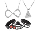 One Direction Stainless Steel Silver...