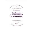 Conf�rences d'introduction � la psychanalyse