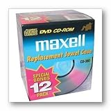 12-Pack of CD Jewel Cases