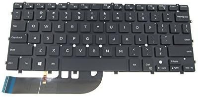 HitFit US Keyboard with Backlit Backlight W/O Frame (WITHOUT Frame)for DELL XPS 13 9343 9350