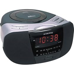 Audiovox CE256 CD AM/FM Alarm Clock Radio