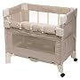 Arm's Reach White Dot on Tan Mini Co-Sleeper