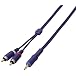 ELECOM オーディオケーブル_ステレオミニ-ピンX2 1.0m DH-MWR10