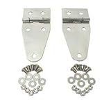Rugged Ridge Stainless Steel Trim Accessories Hood Accessories Jeep Wrangler 1987 to 1995 (YJ) Hood Hinges